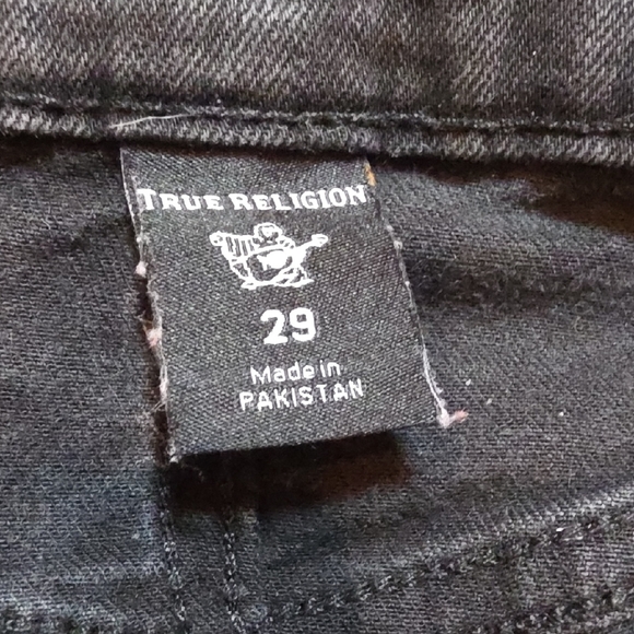 True Religion Women's Black Jeans. Size 29 - Picture 7 of 9